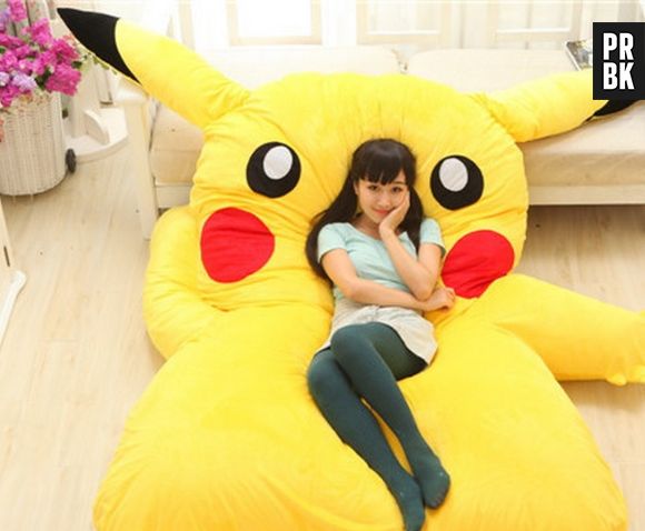 Confira alguns personagens que viraram colchões incríveis, como este do Pikachu de "Pokémon"