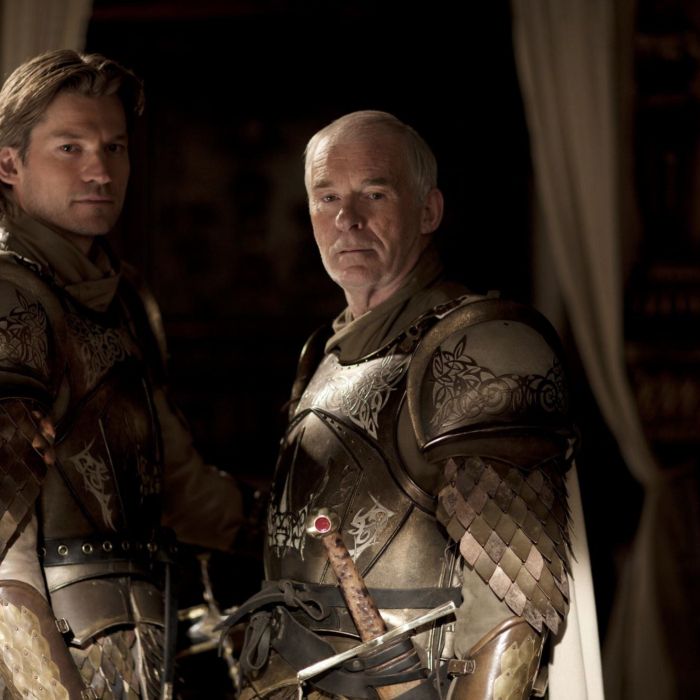 Em &quot;Game of Thrones&quot;, Barristan (Ian McElhinney) trabalhou por muitos anos ao lado dos Lannisters
