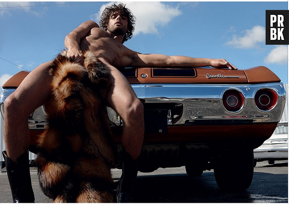 Pelado, Marlon Teixeira incendeia tudo na revista Made In Brazil