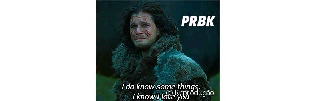 Jon Snow de "Game of Thrones" says I Love You