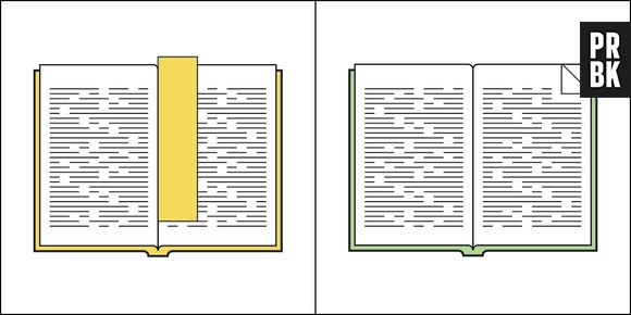 Como você marcas páginas do livro que está lendo?