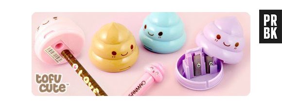 Apontador em forma de cocô? Acho melhor não...