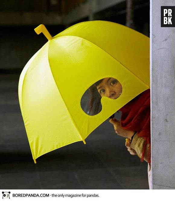 Em dias de chuvas não daria pra enxergar nada através desse visor