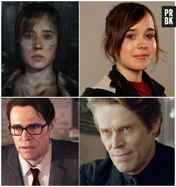 Ellen Page e Willem Dafoe em "Beyond: Two Souls"