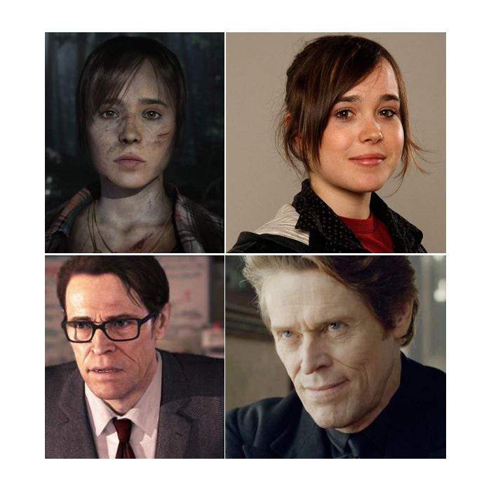 Ellen Page e Willem Dafoe em &quot;Beyond: Two Souls&quot;