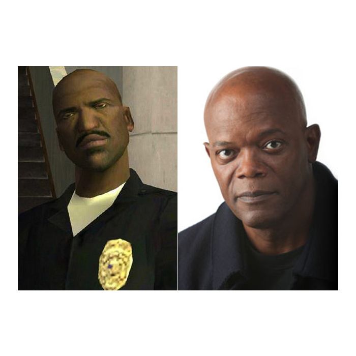Samuel L Jackson como policial Tenpenny em &quot;GTA 5&quot;