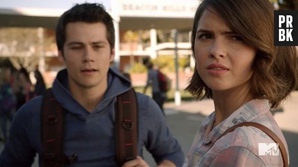 Stiles (Dylan O'Brien) confessa para Malia (Shelley Hennig) suas suspeitas sobre Theo (Cody Christian) em "Teen Wolf"