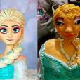  Parece que o bolo da Elsa de "Frozen" n&atilde;o atingiu todas as expectativas em anivers&aacute;rio nos EUA 