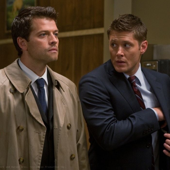 Em &quot;Supernatural&quot;, Dean (Jensen Ackles) e Castiel (Misha Collins) são melhores amigos