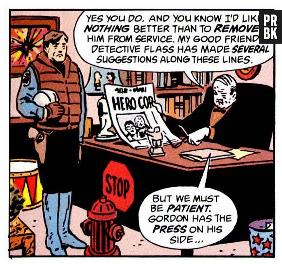 Sgt. Branden provou que não é preciso ter um super poder para derrotar Batman