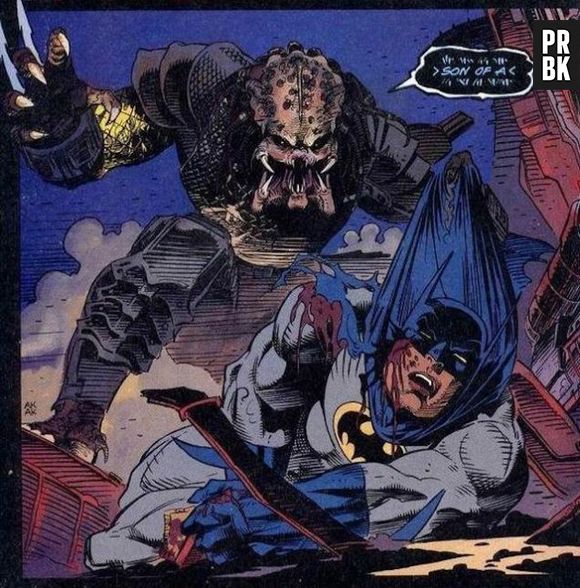 O Predador também deixou o Batman correndo bastante perigo