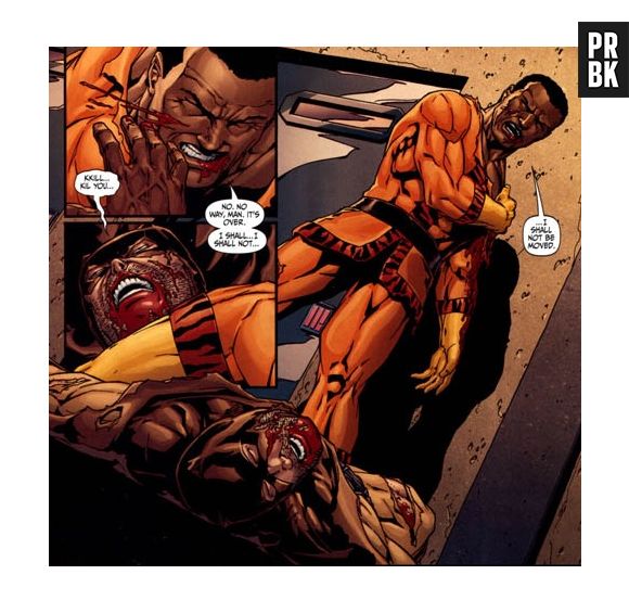 O Tigre de Bronze é um bom lutador, tanto que deixou o Batman imóvel