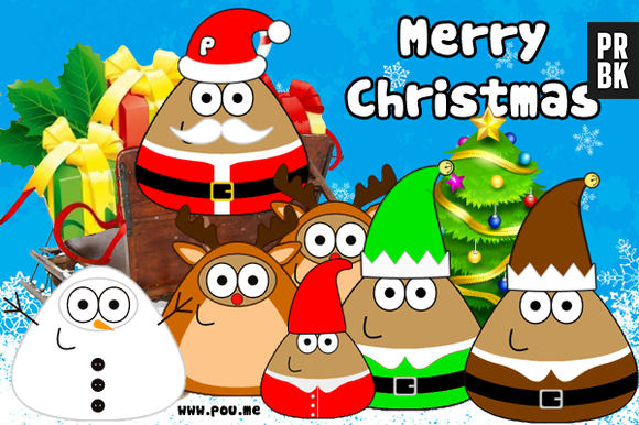 "Pou" entrando no clima de Natal