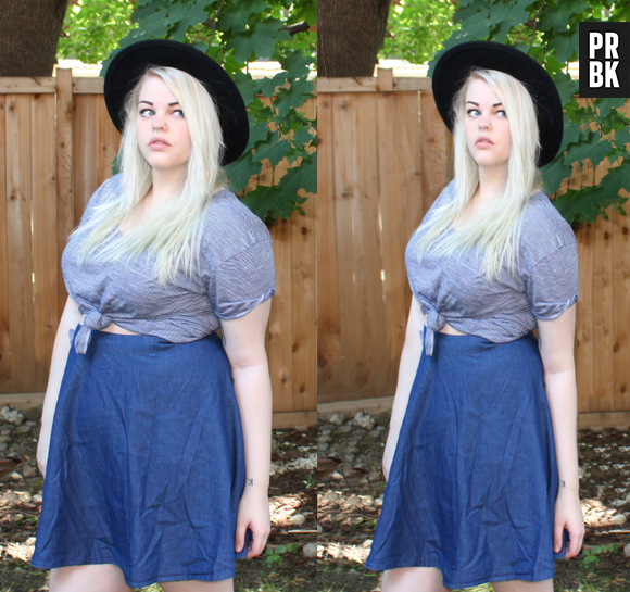 Com retoques de Photoshop, movimento anti-gordinhas diz que elas seriam mais bonitas e felizes magras