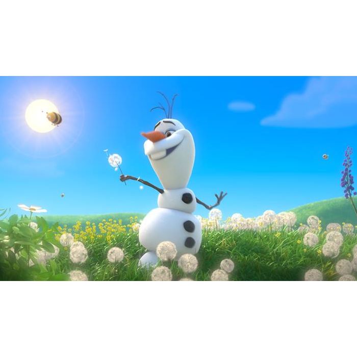Olaf, dublado por Fábio Porchat, é um boneco de neve sonhador &quot;Frozen - Uma Aventura Congelante&quot;