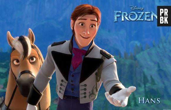 Hans é um príncipe de outro reino em "Frozen - Uma Aventura Congelante"