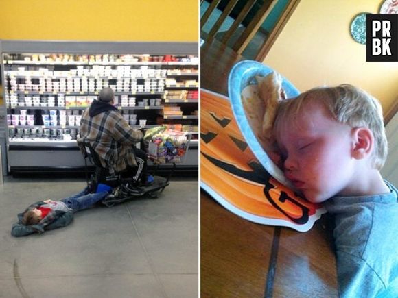 Quando você está com muito sono, nem comida te faz levantar