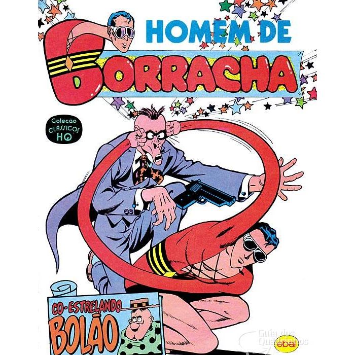 O Homem-Borracha nem sempre fez parte do time da DC Comics. No início, suas histórias pertenciam à Quality Comics
