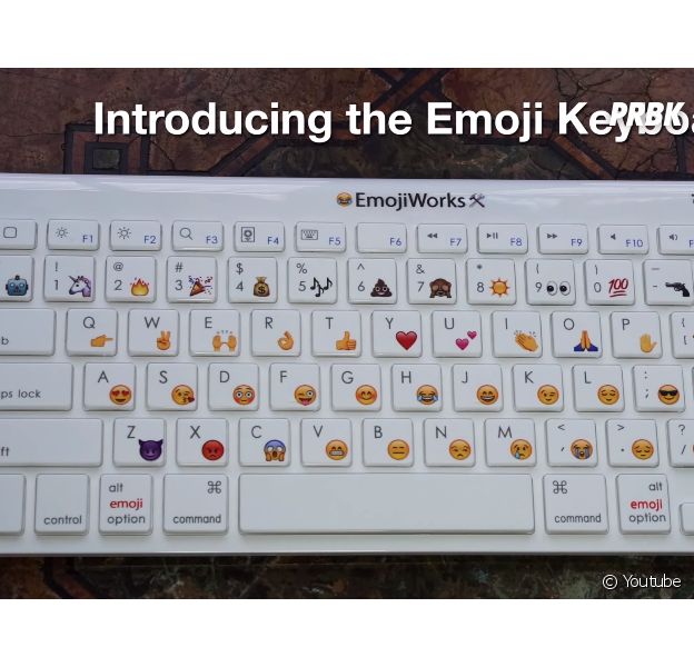 O Emoji Keyboard é o primeiro teclado de emoji físico do mundo!