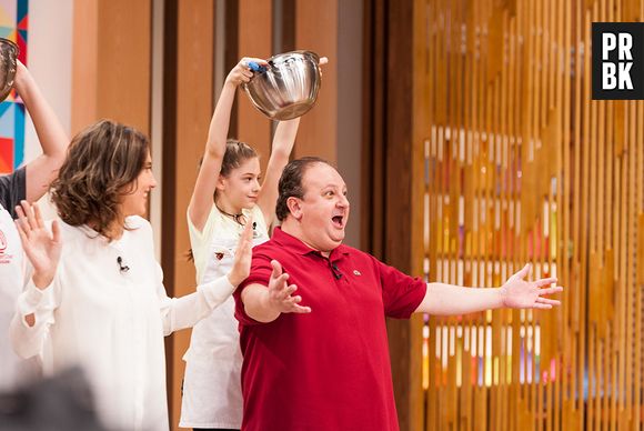 No "MasterChef Júnior": Valentina foi super rápida e deixou Erick Jacquin limpinho, ficando assim imune da eliminação