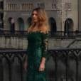 Fernanda Lima usa vestido verde bordado com swarovski do estilista Samuel Cirnansck, no valor de R$16 mil para apresentar o prêmio Bola de Ouro da Fifa