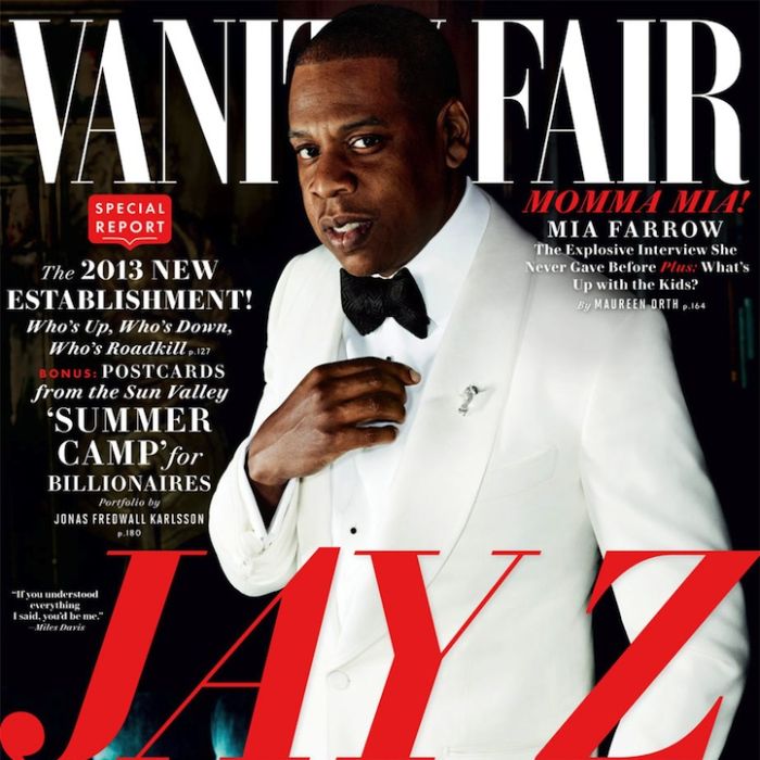 O rapper Jay-Z estampa a capa de novembro da revista &quot;Vanity Fair&quot;