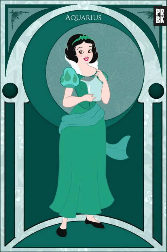 Curtiram a Branca de Neve na arte do signo de Aquário?