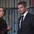 Em "Arrow", na 4ª Temporada, Thea descobre a verdade sobre o filho de Oliver