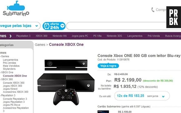 Submarino inventando desconto onde não tem