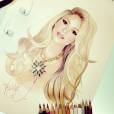 Shakira adorou a caricatura que Don Mogolla fez e compartilhou em seu Instagram, na tarde desta sexta-feira, 7 de fevereiro de 2014