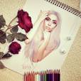 A caricatura de Lady Gaga está tão parecida com a realidade, que o desenho parece mais uma foto!