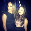 Sua amiga e colega de "Pretty Little Liars", Lucy Hale e Shay Mitchell no Instagram