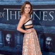 De "Game of Thrones", Maisie Williams, a Aria, também estava na première na 6ª temporada