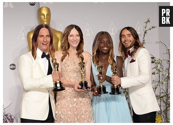 Matthew McConaughey, Cate Blanchett, Lupita Nyong'o também "adotam" o cabelo de Jared Leto