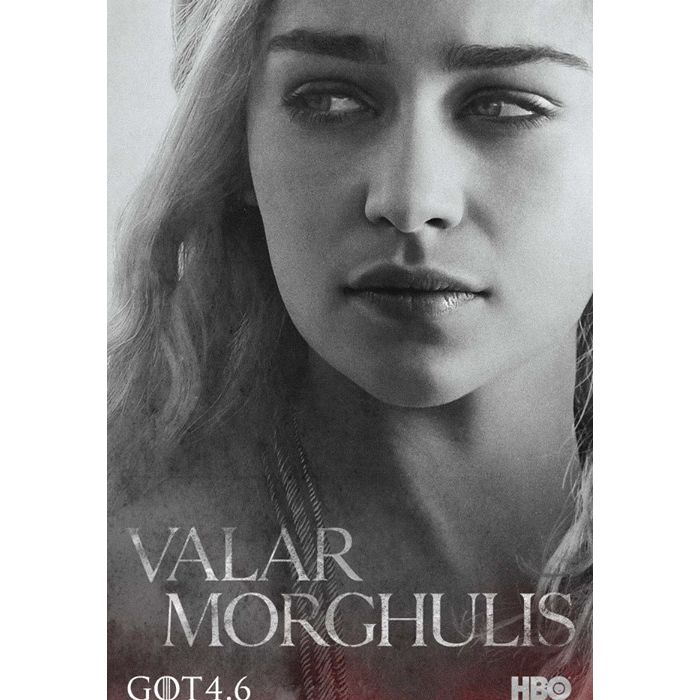 Daenerys (Emilia Clarke) é um dos destaques dos novos pôsteres de &quot;Game of Thrones&quot;