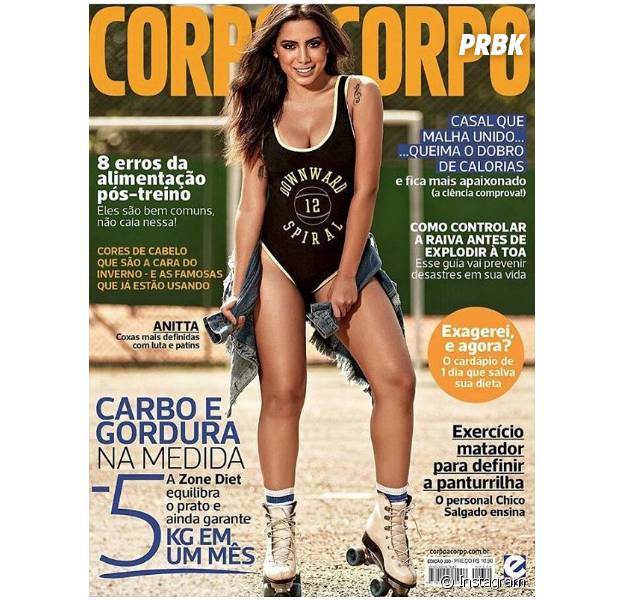Anitta sexy na capa da revista Corpo a Corpo