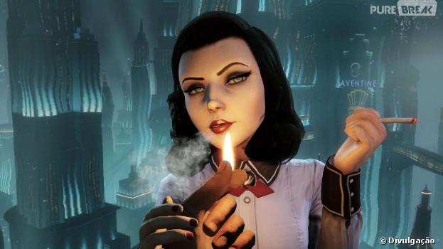 A sedutora Elizabeth, personagem principal do Episódio 2 de Bioshock Infinite: Burial Sea.