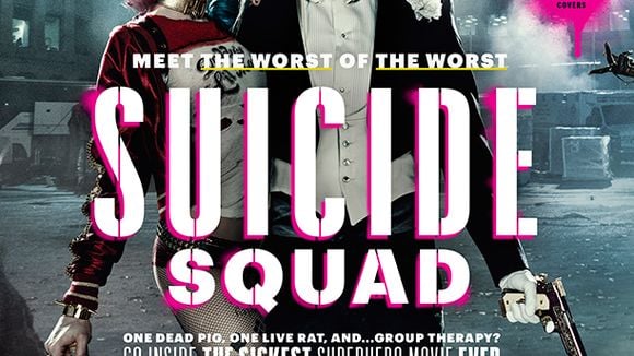 Filme "Esquadrão Suicida": Coringa (Jared Leto) e Arlequina sorriem em nova capa de revista! Confira