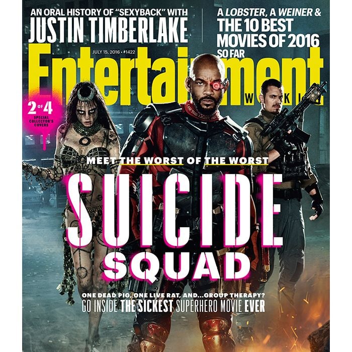 Filme &quot;Esquadrão Suicida&quot;: elenco do longa estampa capas especiais da Entertainment Weekly