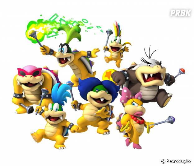 Os sete Koppalings vão tocar o terror em "Mario Kart 8".