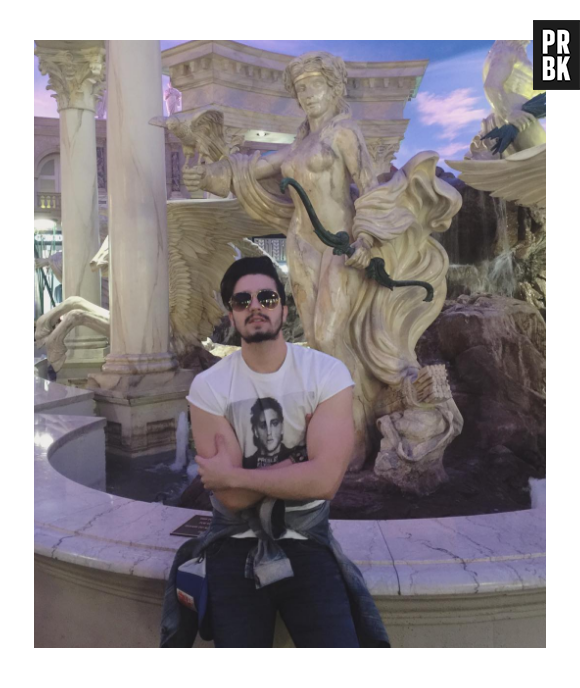 Luan Santana também curte fazer um estilo meio rocker de vez em quando. Super gato!