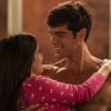 Novela "Haja Coração": Shirlei (Sabrina Petraglia) e Felipe (Marcos Pitombo) reatam namoro