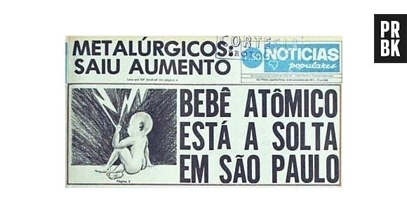 Depois do "bebê diabo", o "bebê atômico". Haja criatividade.