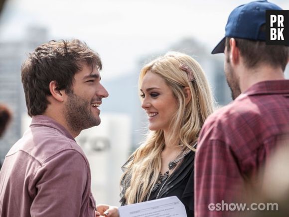 Isabelle Drummond e Humberto Carrão gravaram cenas de "Geração Brasil"