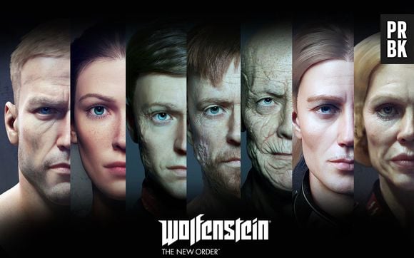 Os personagens mais importantes de "Wolfenstein: The New Order", começando pelo protagonista BJ Blaskowicz