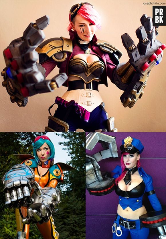 "League Of Legends": Cosplay Vi, Vi Policial e Vi Golpes de Neon