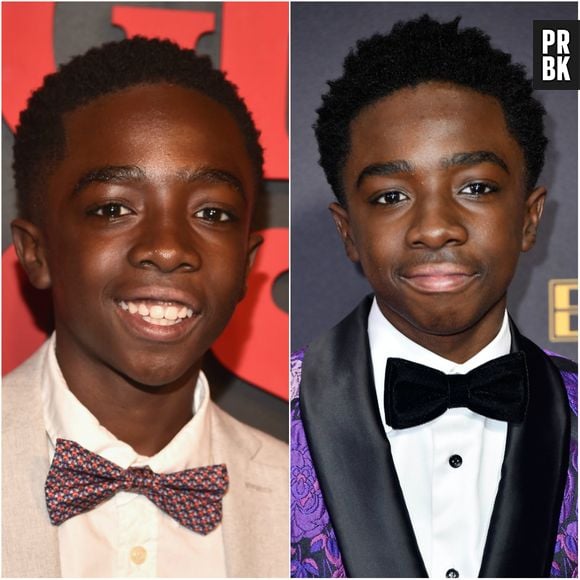 Antes e depois de Caleb McLaughlin, da série "Stranger Things"