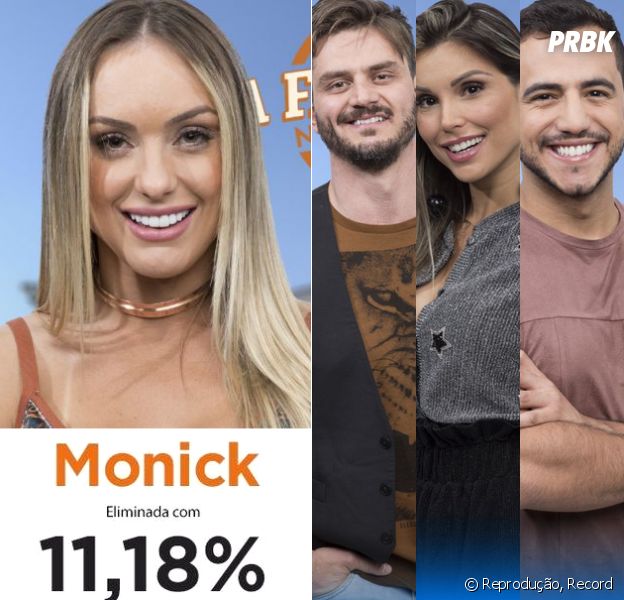 Monick é eliminada de "A Fazenda"; Marcos e Flávia disputam vão para final contra Matheus!