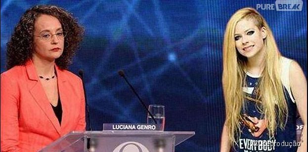 Luciana Genro se sentiu como os fãs da Avril Lavine durante o debate