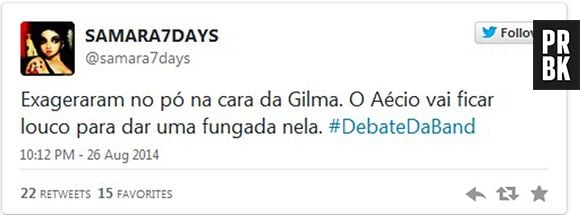 O Aécio tá doido pra saber onde a Dilma comprou o pó